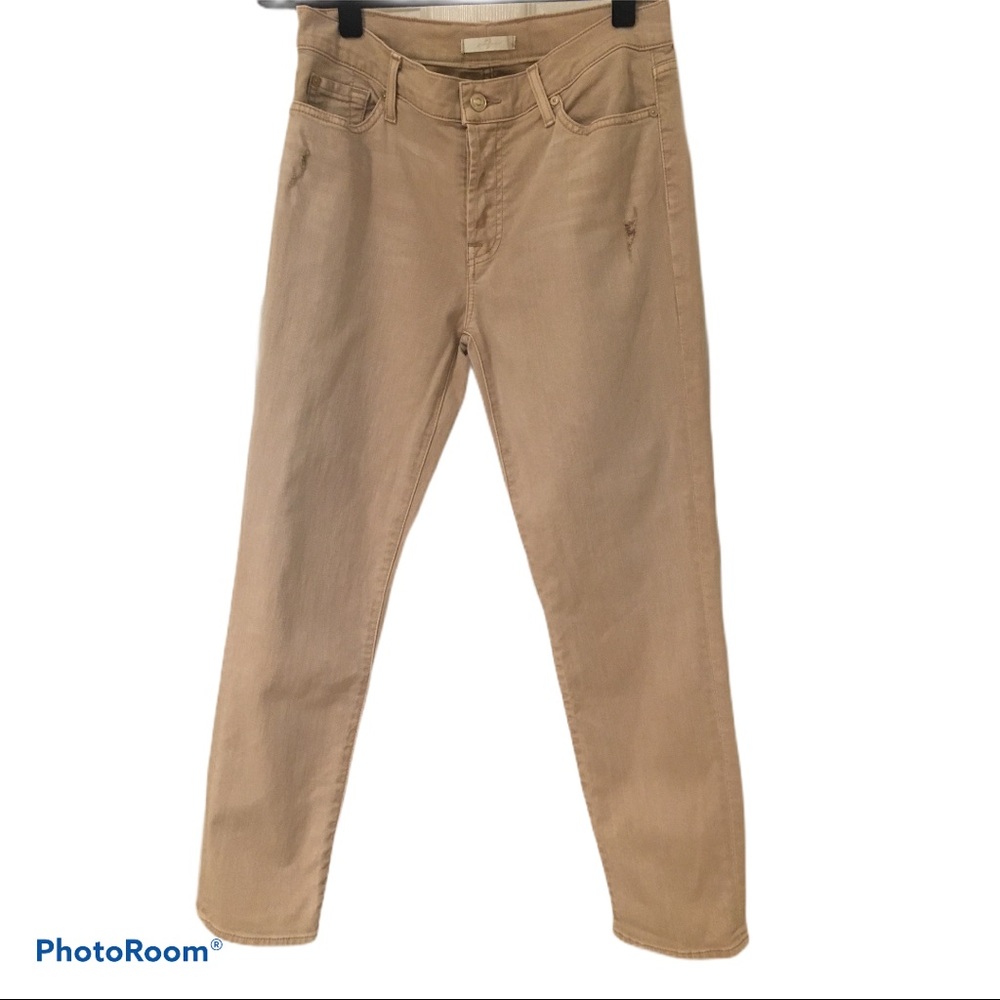 👖7 for all Mankind Beige Jeans